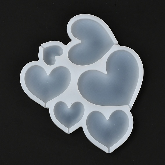 Food Grade DIY Silicone Molds, Fondant Molds, Baking Molds, Chocolate, Candy, Biscuits, UV Resin & Epoxy Resin Jewelry Making, Heart