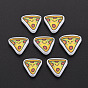 Handmade Polymer Clay Cabochons, Polymer Clay Slices for Resin Crafts & DIY Projects, Pizza