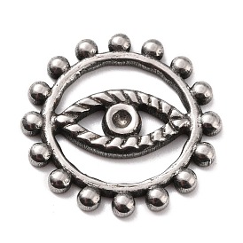 304 Stainless Steel Filigree Joiners Links, Sun with Eye