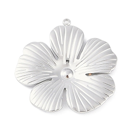 304 подвески из нержавеющей стали, цветочный шарм