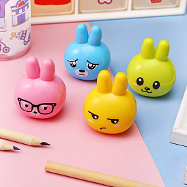 Plastic Pencil Sharpeners, for Office & School & Daily Supplies, Rabbit