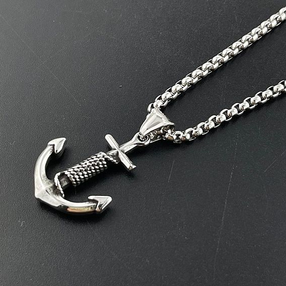 Мужские ожерелья с подвеской в стиле ретро-рок-панк 304 из нержавеющей стали