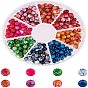 Natural Crackle Agate Beads, Dyed, Faceted, Round