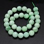 Synthetic Myanmar Jade (Glass) Beads Strands, Faceted