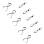 304 Stainless Steel Pendant Pinch Bails