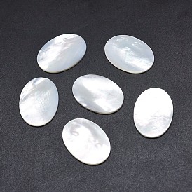 Cabochons coquille, ovale