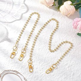 2 шт. 2 размеры латунные ot звенья сумки удлинительные цепи, с поворотными застежками сплава