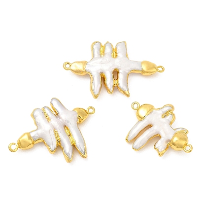 Подвески для забора из натурального жемчуга Кеши в стиле барокко, долговечный, с латунной фурнитурой золотого цвета