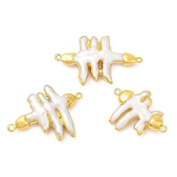 Подвески для забора из натурального жемчуга Кеши в стиле барокко, долговечный, с латунной фурнитурой золотого цвета