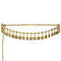 1 Chaînes de taille et de ventre en alliage, style tibétain, avec pampilles et pièces de monnaie, pour femmes