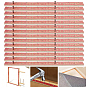 14Pcs Wood Tufting Frame Tack Strip, Carpet Tack Strips with Iron Nails