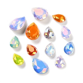 K 9 кабошоны из стеклянного страза, граненые, задние и задние, слеза