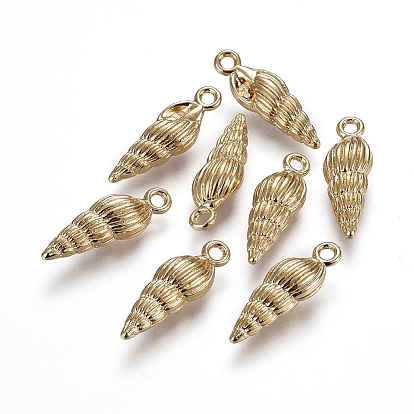 Сплавочные подвески тибетского стиля, Тема океана, без свинца, без никеля и без кадмия, раковина