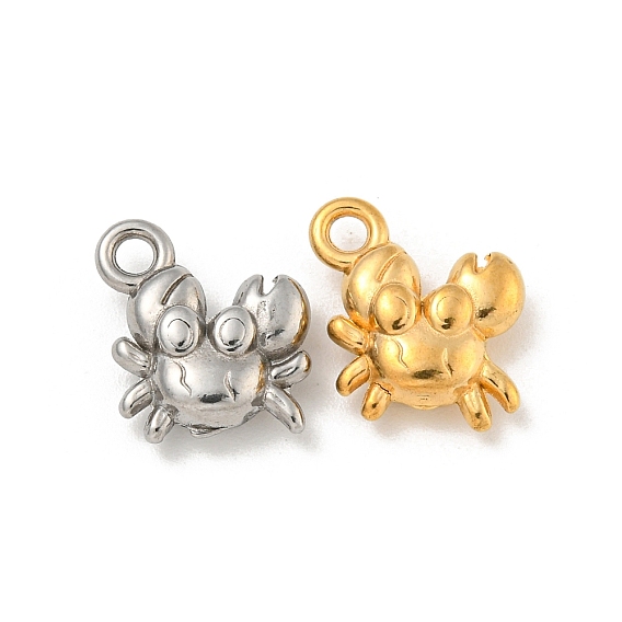 Ионное покрытие (ip) 304 брелоки из нержавеющей стали, крабовые прелести