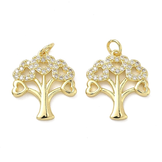 Латунные микро проложить кубического циркония подвески, с целью перехода в кольце, Дерево прелести