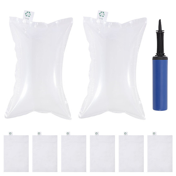 Gonflable avec sacs en plastique, rectangle, avec pompe de gonflage manuelle en PVC 1pc