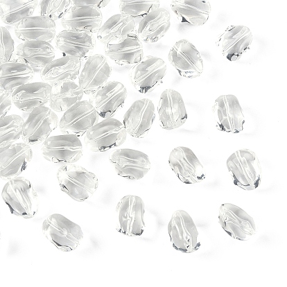 50 прозрачные стеклянные бусины, кролик