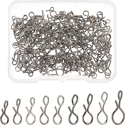 270 шт. 9 стиль 304 нержавеющая сталь крючок для мушки приманка защелка, комбо-крючки для приманок на мухи джиг-приманки