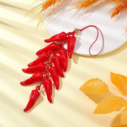 Подвесные украшения из акрила в виде перца, для домашнего праздника подвесные украшения