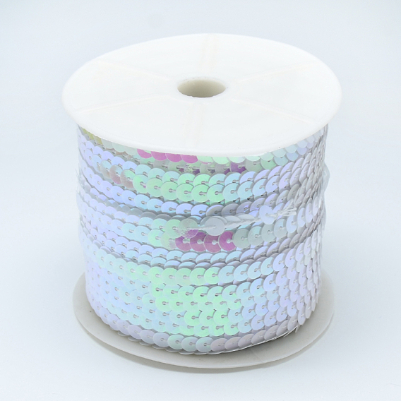 Ab-color пластиковые блестки бисер, блестки бисер, Аксессуары для орнаментов, плоско-круглые