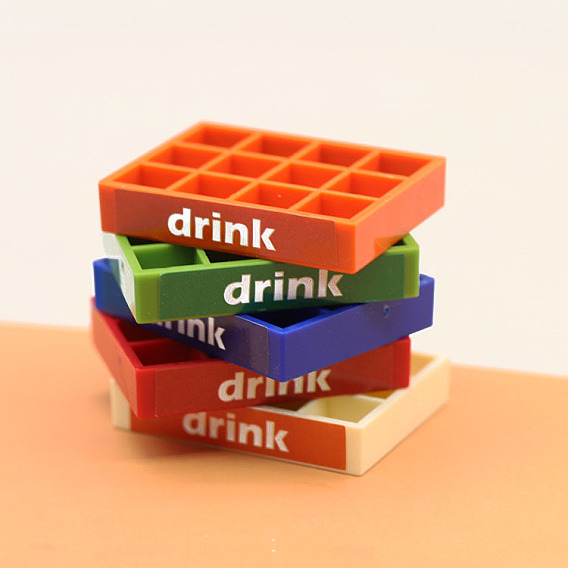 Пластиковый поднос для напитков мини-модель, аксессуары для кукольного домика с микро-ландшафтом, притворяясь опорными украшениями