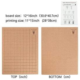 Cork Blocking Mats for Knitting, Double Side Blocking Boards with Grids for Needlepoint Crochet