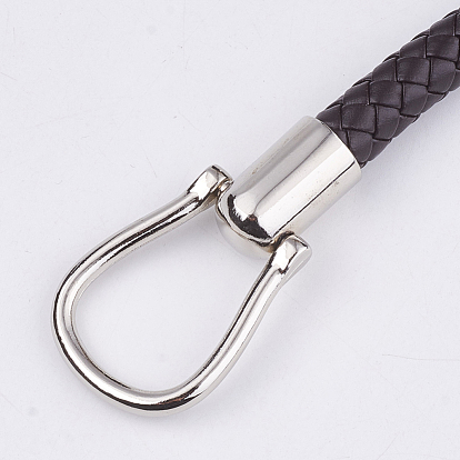 Black Handle Strap Replacement for Bags Black Leather Silver 