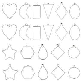 22 шт 11 стили 304 подвески из нержавеющей стали, разнообразные