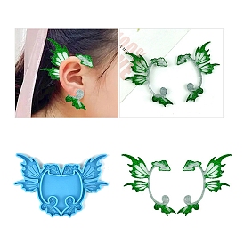 DIY Dragon Shape Ear Cuffs Silicone Molds, Resin Casting Molds, For UV Resin, Epoxy Resin Jewelry Making