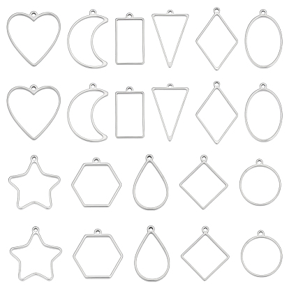 22 шт 11 стили 304 подвески из нержавеющей стали, разнообразные