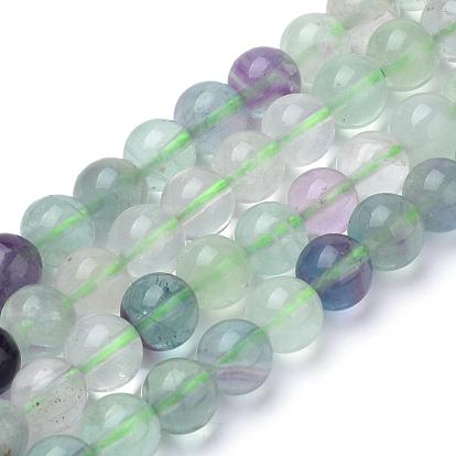 Природного флюорита бисер нитей, круглые