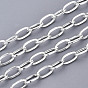 304 цепи из нержавеющей стали, тянутые удлиненные кабельные цепи, с катушкой, несварные, Плоско-овальные
