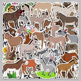 PVC Self-adhesive Animals Cartoon Stickers, Waterproof Decals for Suitcase, Skateboard, Refrigerator, Helmet, Mobile Phone Shell