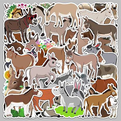 PVC Self-adhesive Animals Cartoon Stickers, Waterproof Decals for Suitcase, Skateboard, Refrigerator, Helmet, Mobile Phone Shell