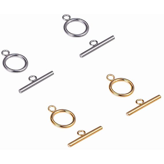304 Stainless Steel Ring Toggle Clasps