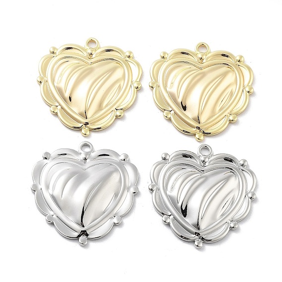 Латунные подвески на день святого валентина, без кадмия, без никеля и без свинца, сердце