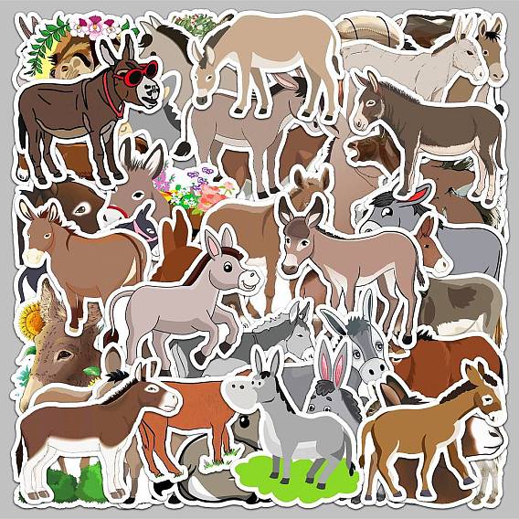 PVC Self-adhesive Animals Cartoon Stickers, Waterproof Decals for Suitcase, Skateboard, Refrigerator, Helmet, Mobile Phone Shell