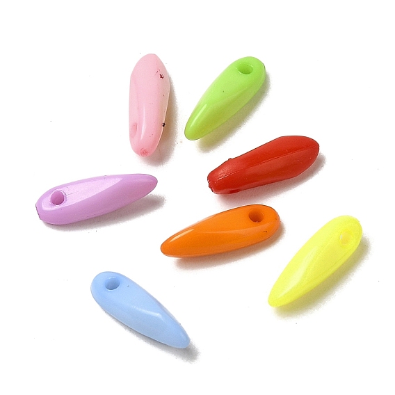 Непрозрачные акриловые подвески, слеза