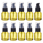 10шт. стеклянные и пластиковые дорожные флаконы с эмульсией, многоразовые бутылки, с колпачком, колонка