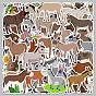 PVC Self-adhesive Animals Cartoon Stickers, Waterproof Decals for Suitcase, Skateboard, Refrigerator, Helmet, Mobile Phone Shell