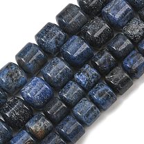 Natural Dumortierite Beads Strands, Column