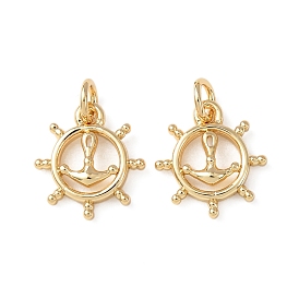 Латунные подвески, Якорь прелести, без кадмия и без свинца, стойки покрытие, долговечный, с целью перехода в кольце