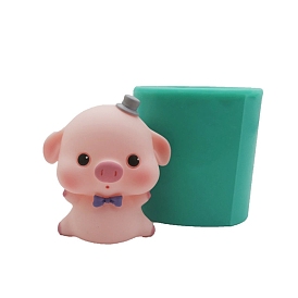 Pig Food Grade Silicone Molds, Fondant Molds, Resin Casting Molds, for Chocolate, Candy, UV Resin & Epoxy Resin Decoration Making