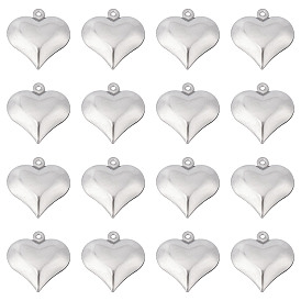 100шт. 316 подвески из хирургической нержавеющей стали, шарма сердца