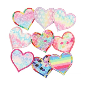 Cloth Computerized Embroidery Cloth Iron On/Sew On Patches, Costume Accessories, Appliques, Heart