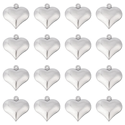 100шт. 316 подвески из хирургической нержавеющей стали, шарма сердца