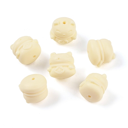 Synthetic Shell & Resin Beads, Fortune Cat