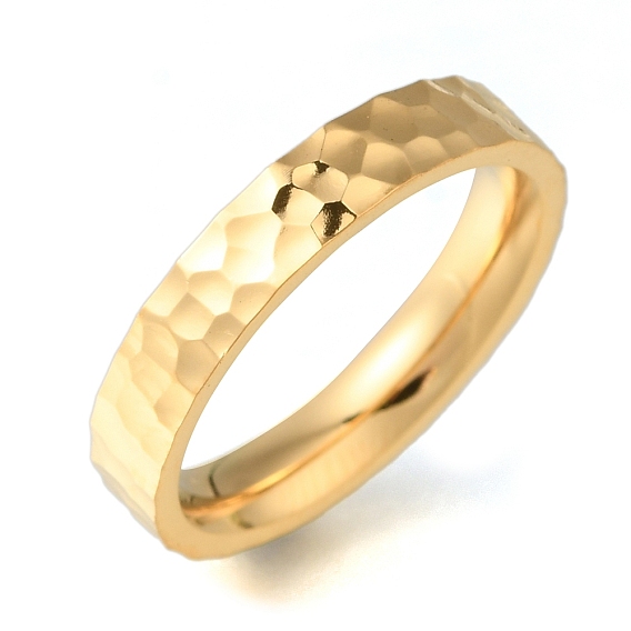 Ионное покрытие (ip) 304 кованые кольца на пальцах из нержавеющей стали для женщин