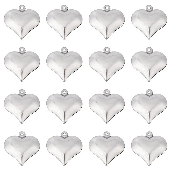 100шт. 316 подвески из хирургической нержавеющей стали, шарма сердца