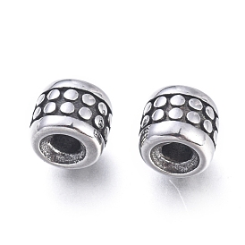 304 Stainless Steel Beads, Barrel